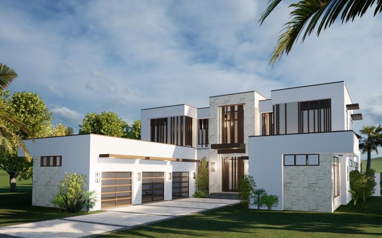 Front Exterior Rendering - Virtually Staged — 11035 Cromwell Road, Orlando, Florida