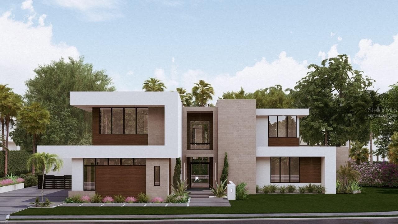 Front Exterior Rendering - Virtually Staged — 9700 Blandford Road, Orlando, Florida