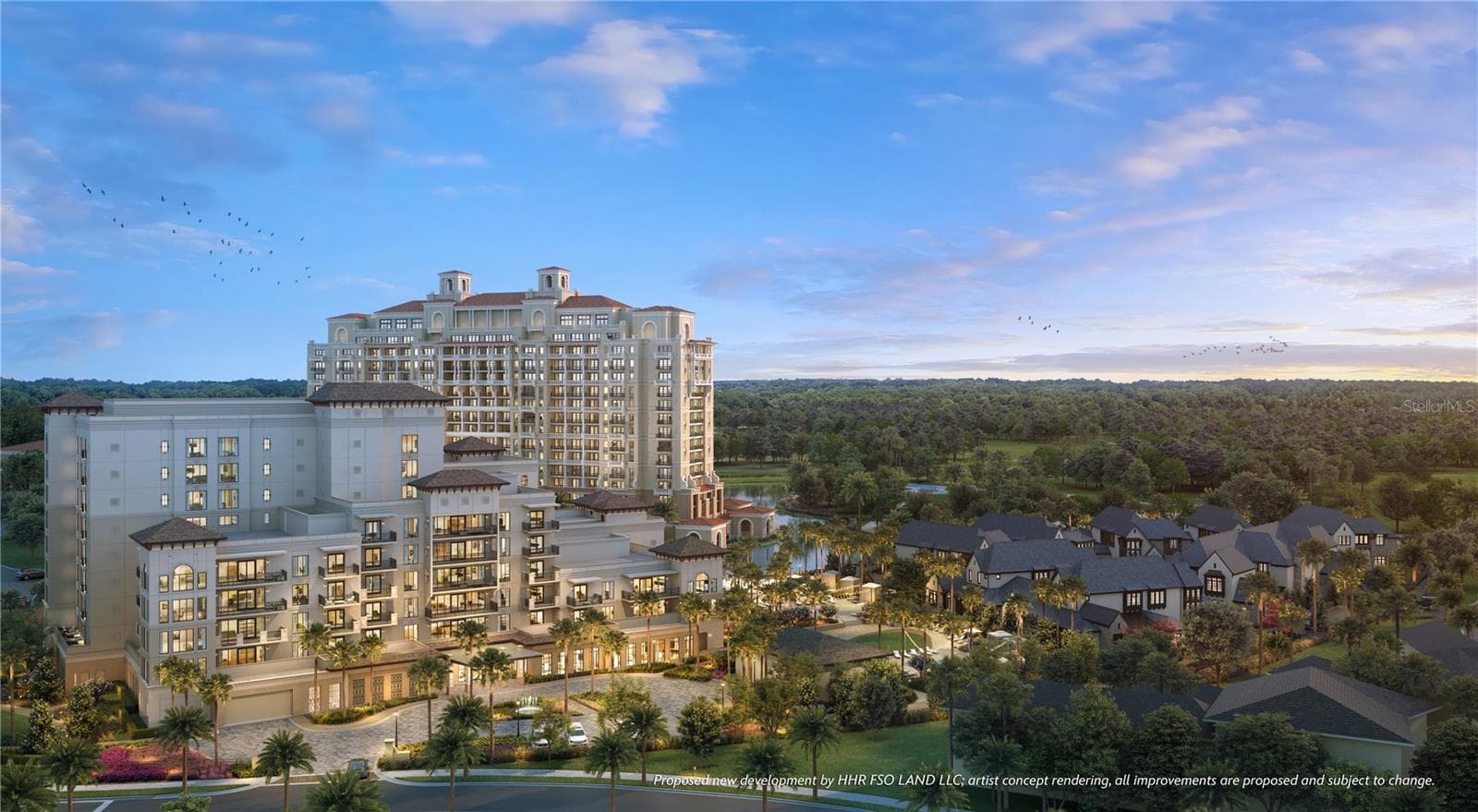 Florian Park Luxe Residences. Artist concept rendering, all improvements are proposed and subject to change. ©Disney — 10160 Autumn Mist Lane 601, Golden Oak, Florida